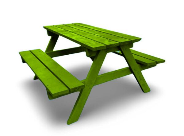 ספסל קקל ירוק שולחן קק"ל כולל ספסלי ישיבה