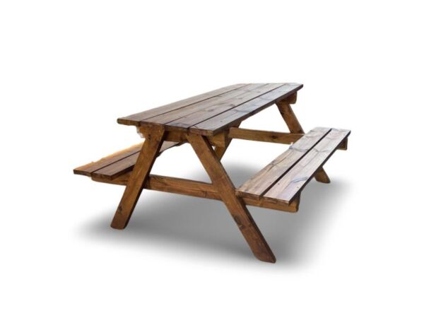 ספסל קקל עץ שולחן קק"ל כולל ספסלי ישיבה